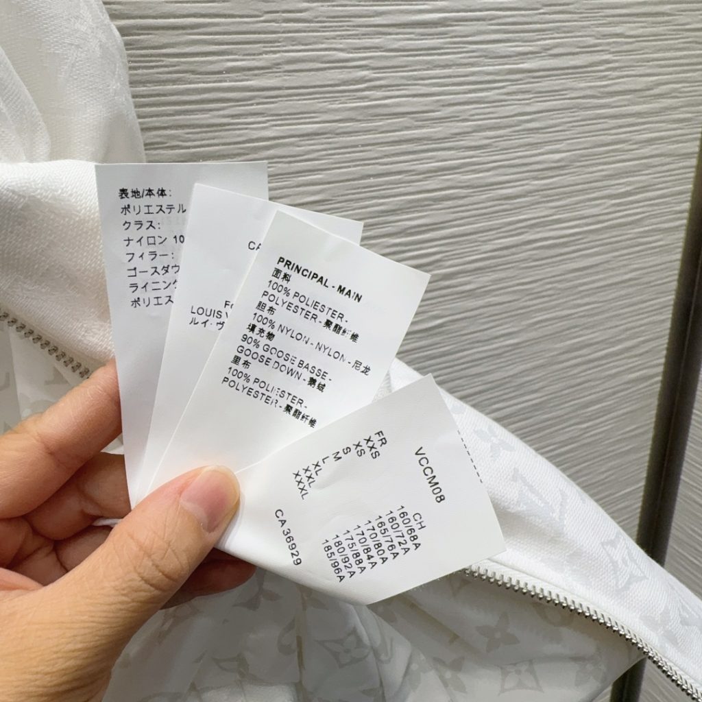 Louis Vuitton 00013 ロゴプリント ベスト フードなし ミニベスト ウエストベルト付き ホワイト - 画像 7
