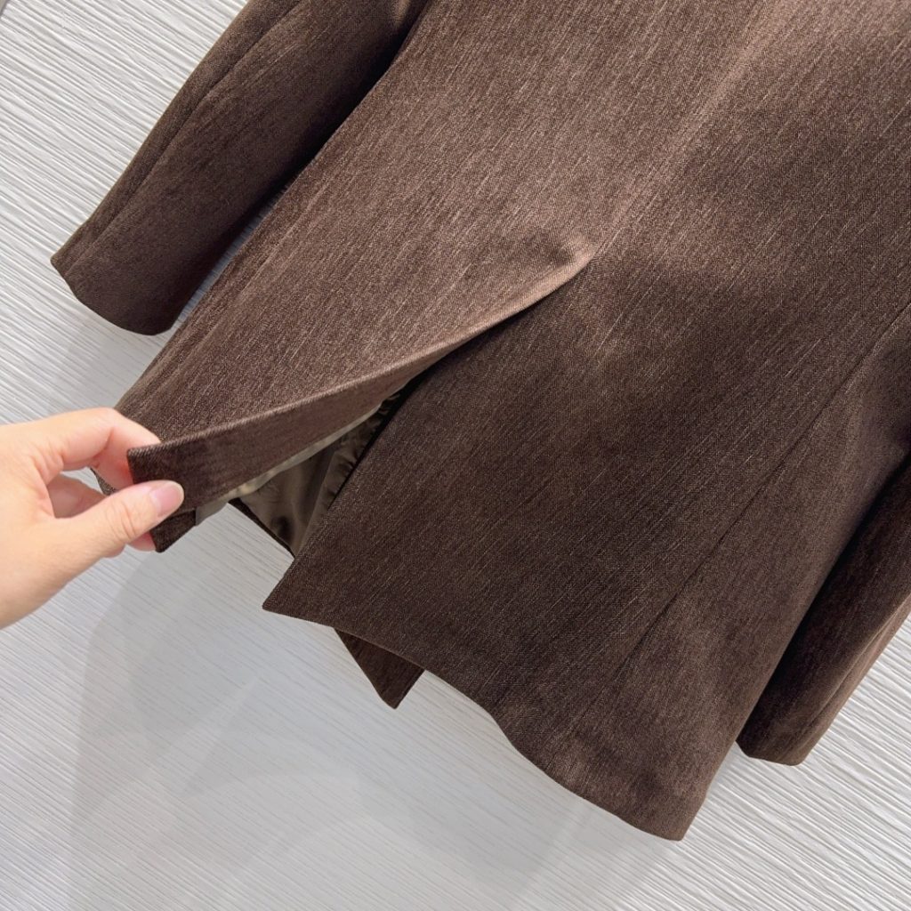 CELINE 2025FW ブレザー スーツセット ブラウン CORDUROY - 画像 8