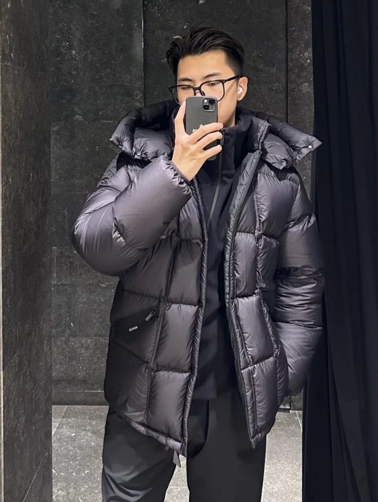 上身效果｜Moncler ? 系列Loff Jacket中 光 面羽 外套.中 ?武士.男女上身都好看 - 画像 3