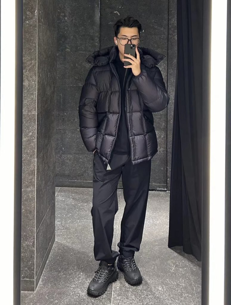 上身效果｜Moncler ? 系列Loff Jacket中 光 面羽 外套.中 ?武士.男女上身都好看 - 画像 4