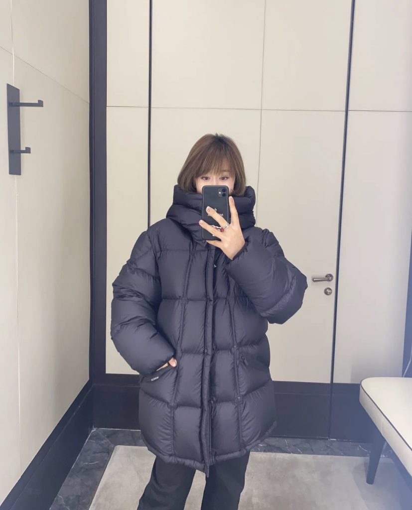 上身效果｜Moncler ? 系列Loff Jacket中 光 面羽 外套.中 ?武士.男女上身都好看 - 画像 7