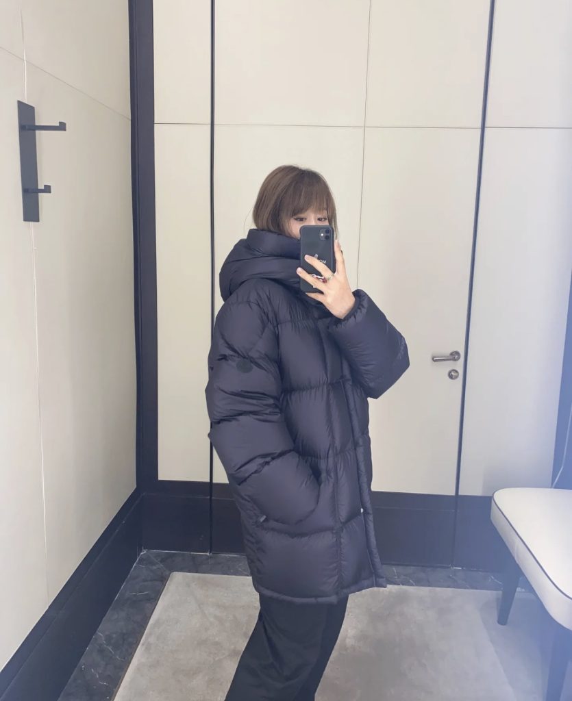 上身效果｜Moncler ? 系列Loff Jacket中 光 面羽 外套.中 ?武士.男女上身都好看 - 画像 8