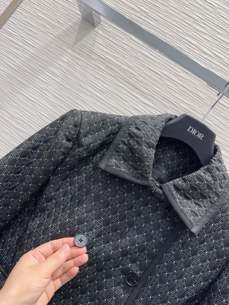 DIOR 330 2025FW ダブルブレスト グラフィック ブラック - 画像 3