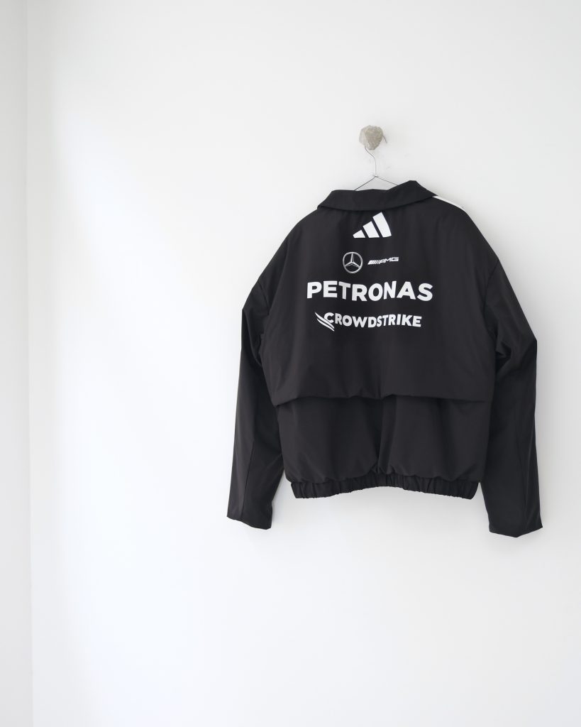 ADIDAS メルセデスAMG F1 チームジャケット レーシングウエア パーカー ブラック ナイロン - 画像 5