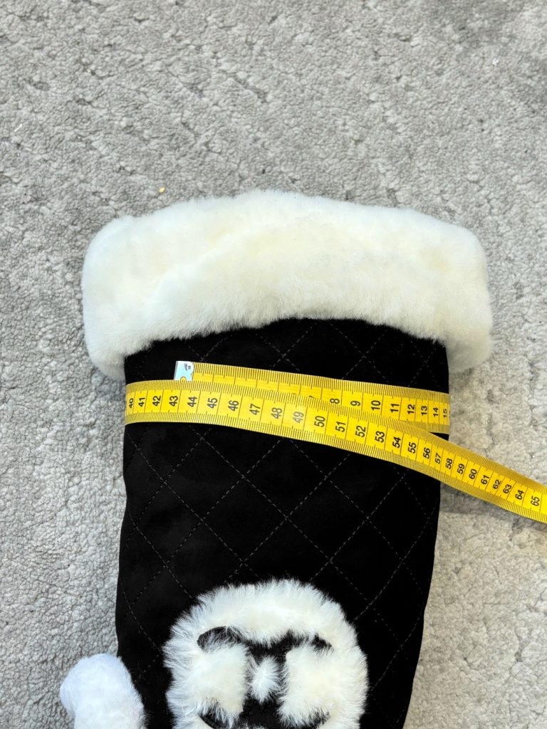 シャネル シューズ レディース メンズ 兼用 大きめサイズ 通勤 通学 シンプル ブラック ｜全長約37cm 丈約35cm 11cm幅 40cm厚 - 画像 3