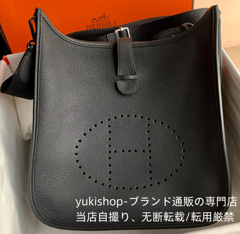 エルメスエブリンPM Evelyne III 29 　HERMES　ショルダーバッグ　シルバー金具　男女兼用　10色 - 画像 2