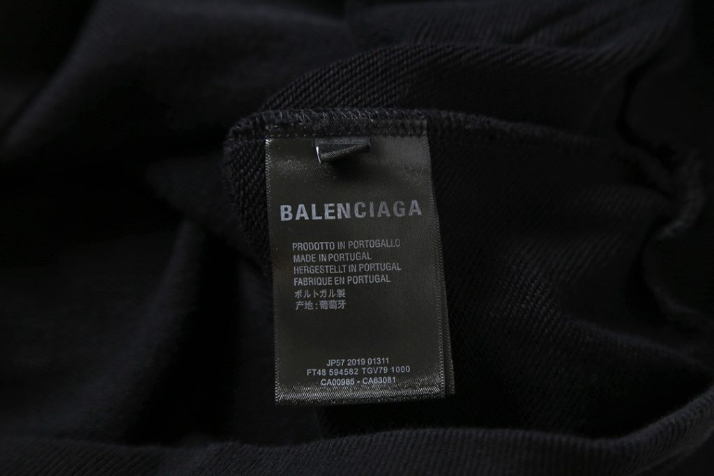 BALENCIAGA バレンシアガ ロック風フーディー ブラック - 画像 8