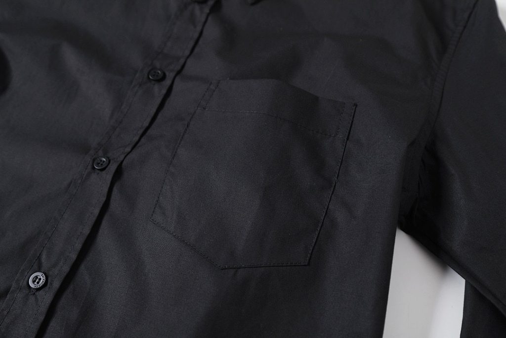 BALENCIAGA バレンシアガ ロングシャツ フラットシャツ ブラック - 画像 4