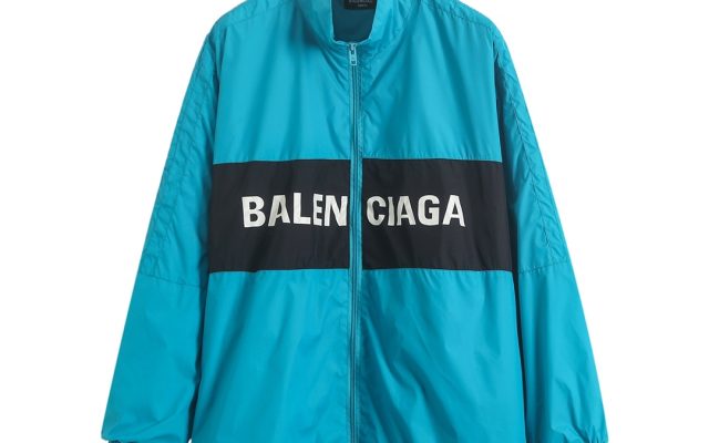 BALENCIAGA バレンシアガ フルジップジャケット 軽量 撥水 ブラック ブルー 全2色
