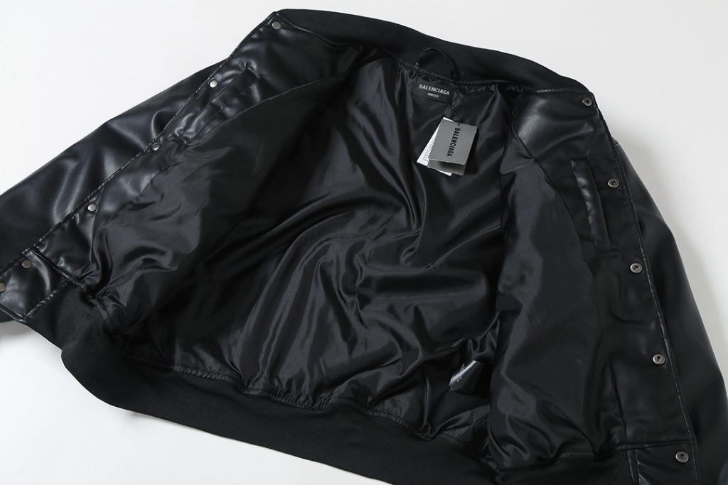 BALENCIAGA バレンシアガ レザージャケット パリ ブラック - 画像 3