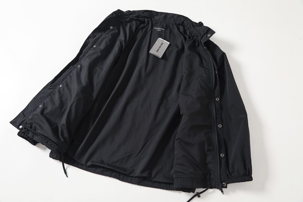 BALENCIAGA バレンシアガ フルジップジャケット 本革 ブラック - 画像 3