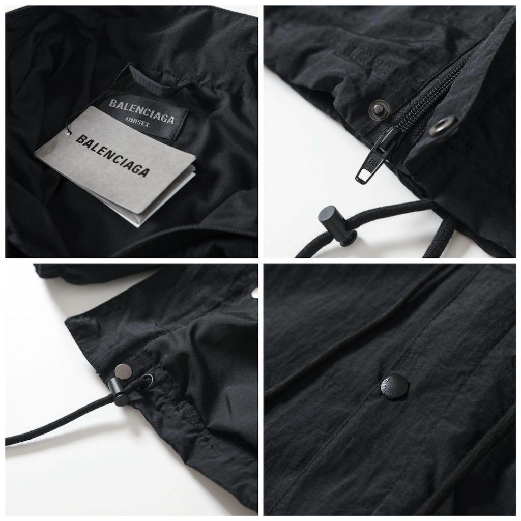 BALENCIAGA バレンシアガ フルジップジャケット 本革 ブラック - 画像 8