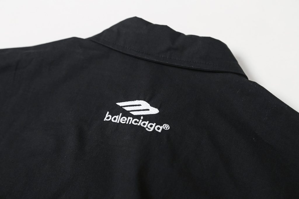 BALENCIAGA バレンシアガ ロングシャツ ブラック - 画像 6