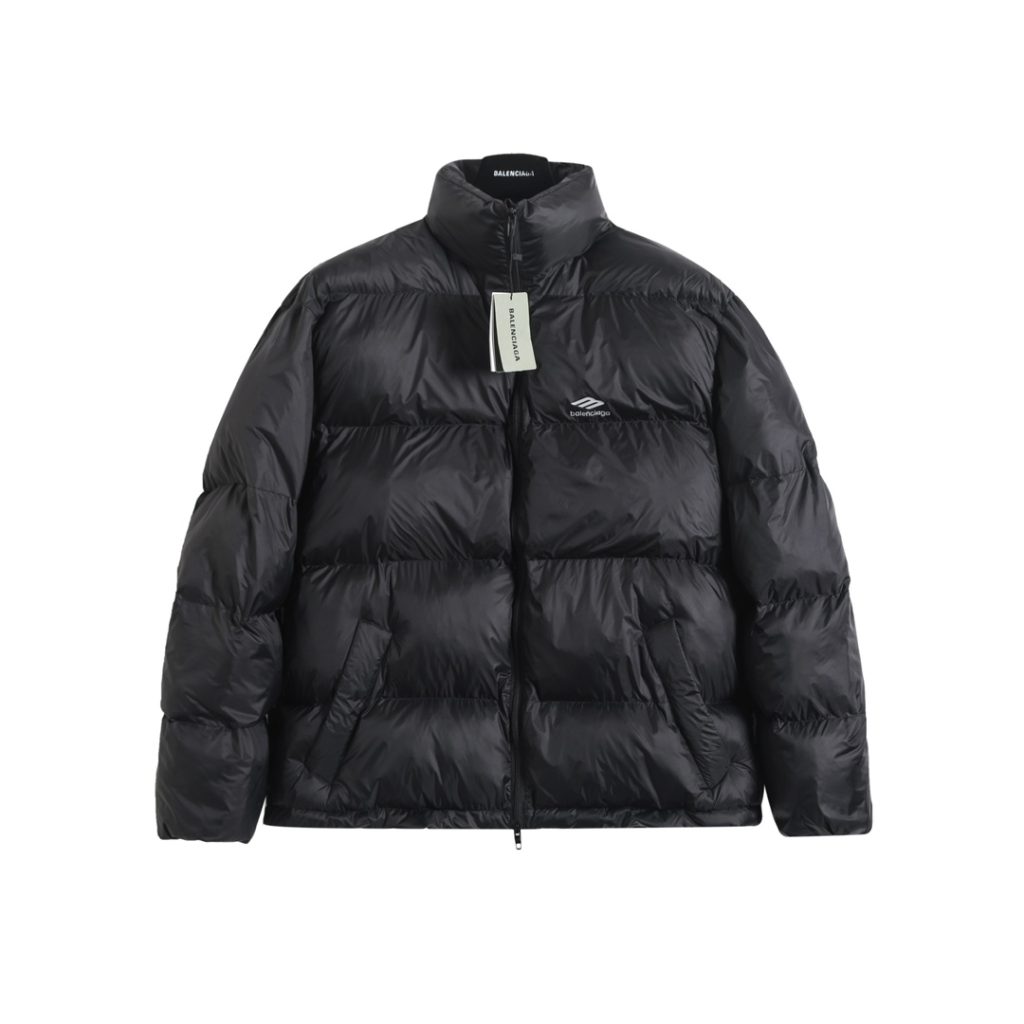 BALENCIAGA バレンシアガ ダウンジャケット ブルゾン ブラック/ホワイト - 画像 2