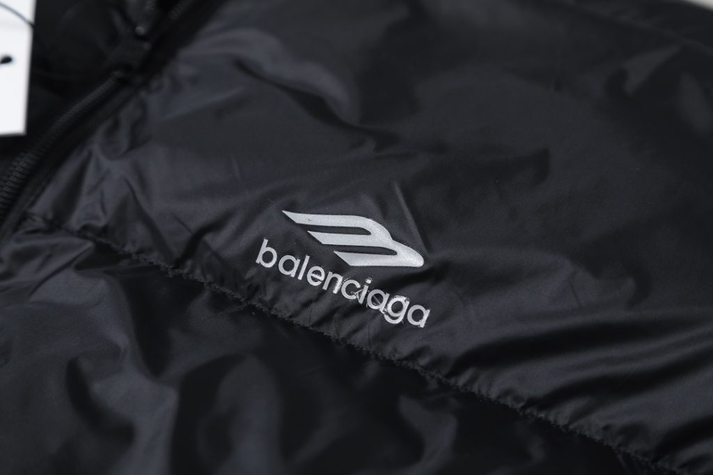 BALENCIAGA バレンシアガ ダウンジャケット ブルゾン ブラック/ホワイト - 画像 5
