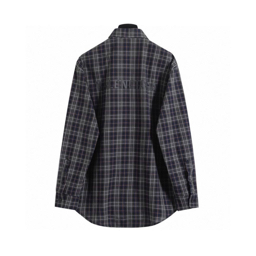 BALENCIAGA バレンシアガ フラッグシャツ ブラック ブルー グレー ベージュ 全4色 - 画像 5