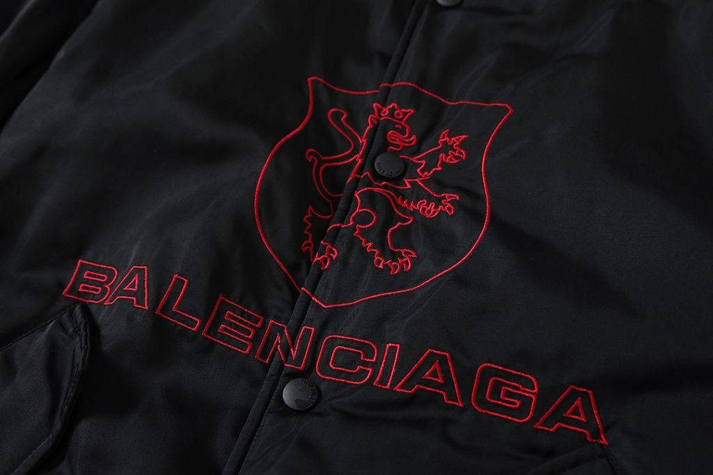 BALENCIAGA バレンシアガ フライトジャケット レッドライン ブラック - 画像 4