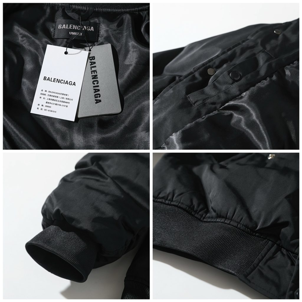 BALENCIAGA バレンシアガ バンダナ フレア袖 パーカー ブラック - 画像 8