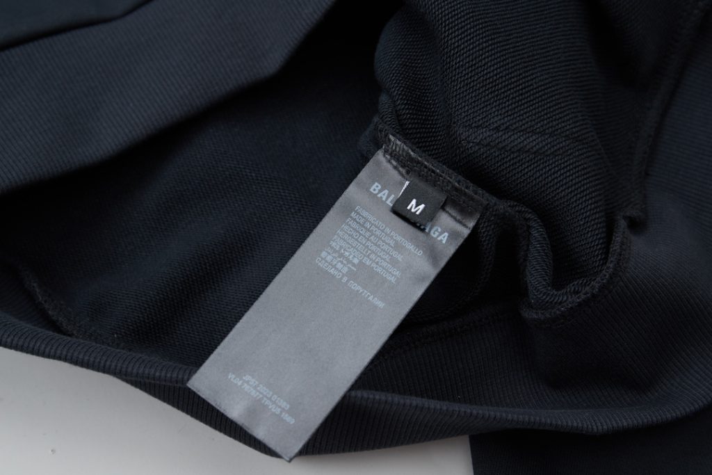BALENCIAGA バレンシアガ フード付きジップアップパーカー パリ 10 ブラック 全2色 - 画像 6
