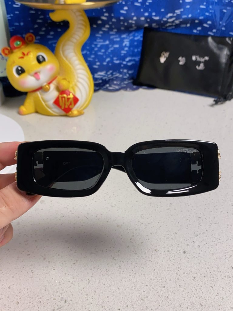 P125 Off White 2025新款OFF 古方框WHITE墨 男ow小 网 同款个性太 眼 女士墨 _31313 - 画像 6