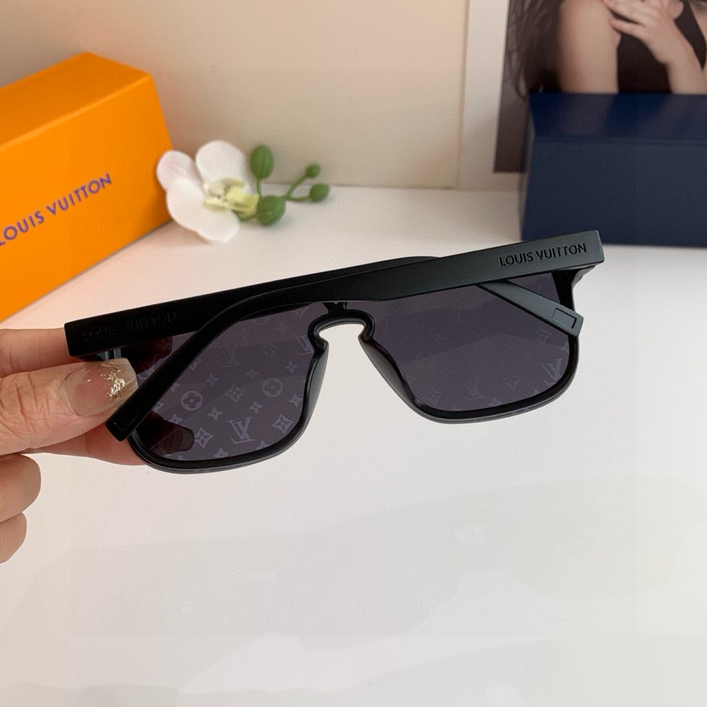 LOUIS VUITTON ルイヴィトン サングラス フレーム一体型 インサート ブラック - 画像 6