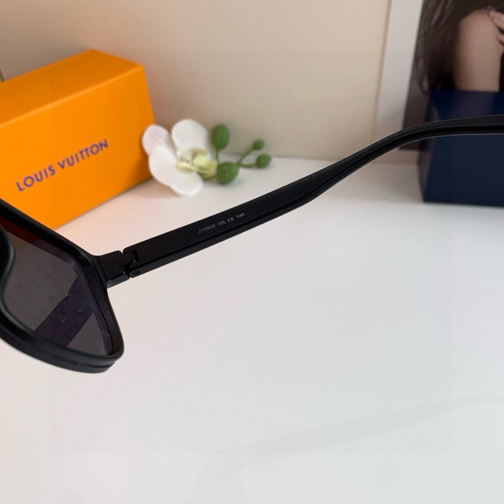 LOUIS VUITTON ルイヴィトン サングラス フレーム一体型 インサート ブラック - 画像 7