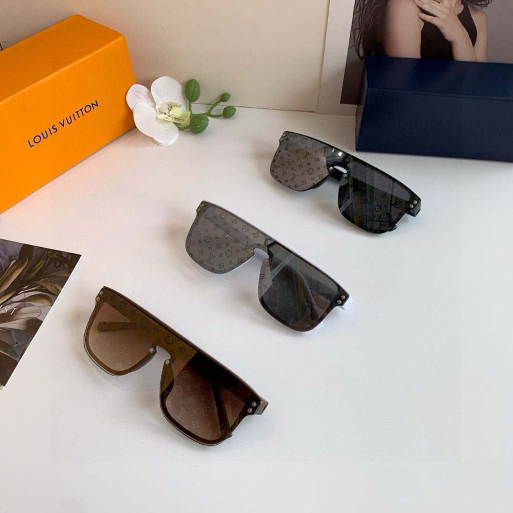 LOUIS VUITTON ルイヴィトン サングラス フレーム一体型 インサート ブラック - 画像 2