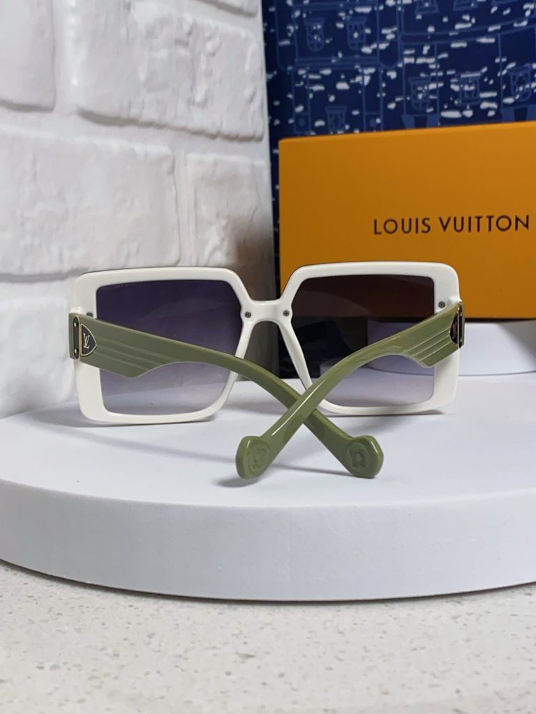 LOUIS VUITTON ルイヴィトン サングラス レディース 大型フレーム 偏光レンズ 紫外線カット 2025年新作 ホワイト 多色展開 - 画像 6
