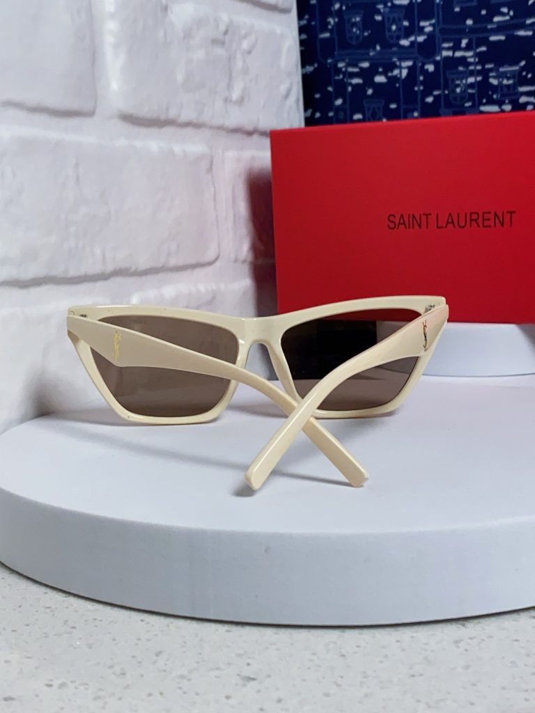 SAINT LAURENT サンローラン サングラス フレーム型 メンズ レディース カメラ型 31300 米白 多色展開 - 画像 6