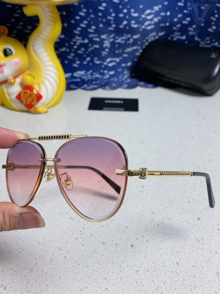 CHANEL シャネル サングラス アビエーターデザイン 通勤 メンズ レディース フレーム金属 全4色展開 - 画像 8