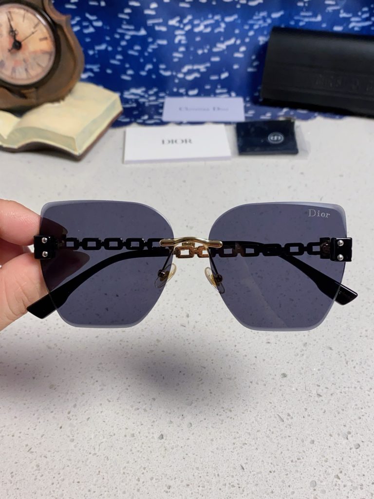 DIOR ディオール サングラス フレームレス レディース 防UV 防曇 大顔用 4色展開 - 画像 7