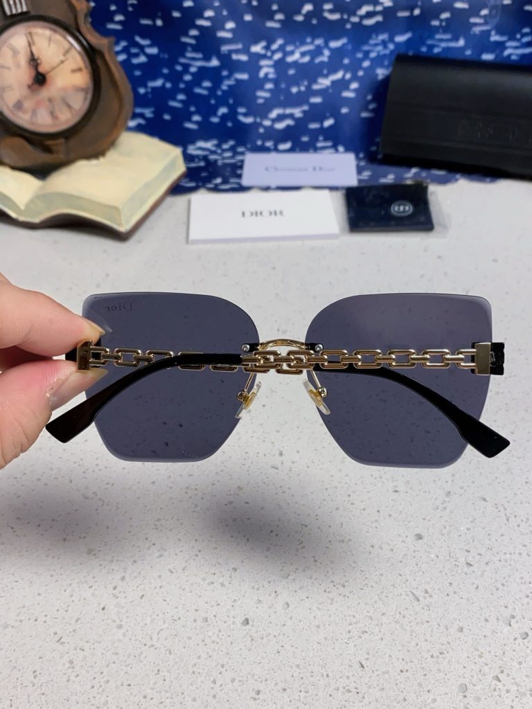 DIOR ディオール サングラス フレームレス レディース 防UV 防曇 大顔用 4色展開 - 画像 8