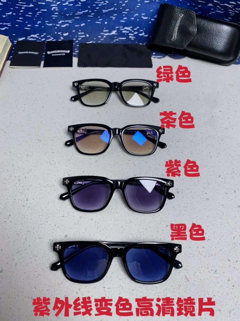 CHROME HEARTS クロムハーツ サングラス UV変色 高清 サングラス メンズ レディース ブラック 多色展開 - 画像 5