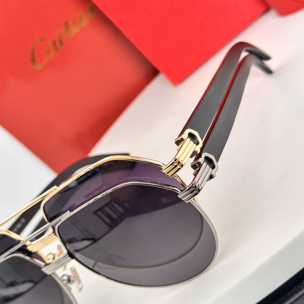 Cartier カルティエ サングラス MODEL CT0272 カルティエ対応 メンズ 限定カラー 全6色展開 - 画像 8