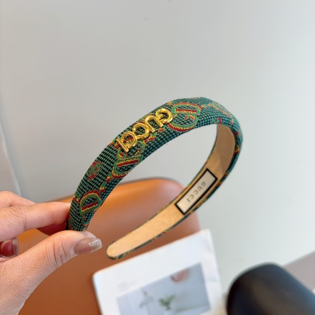 GUCCI グッチ ヘアアクセサリー ファブリックヘッドバンド プリント柄 全3色 - 画像 4