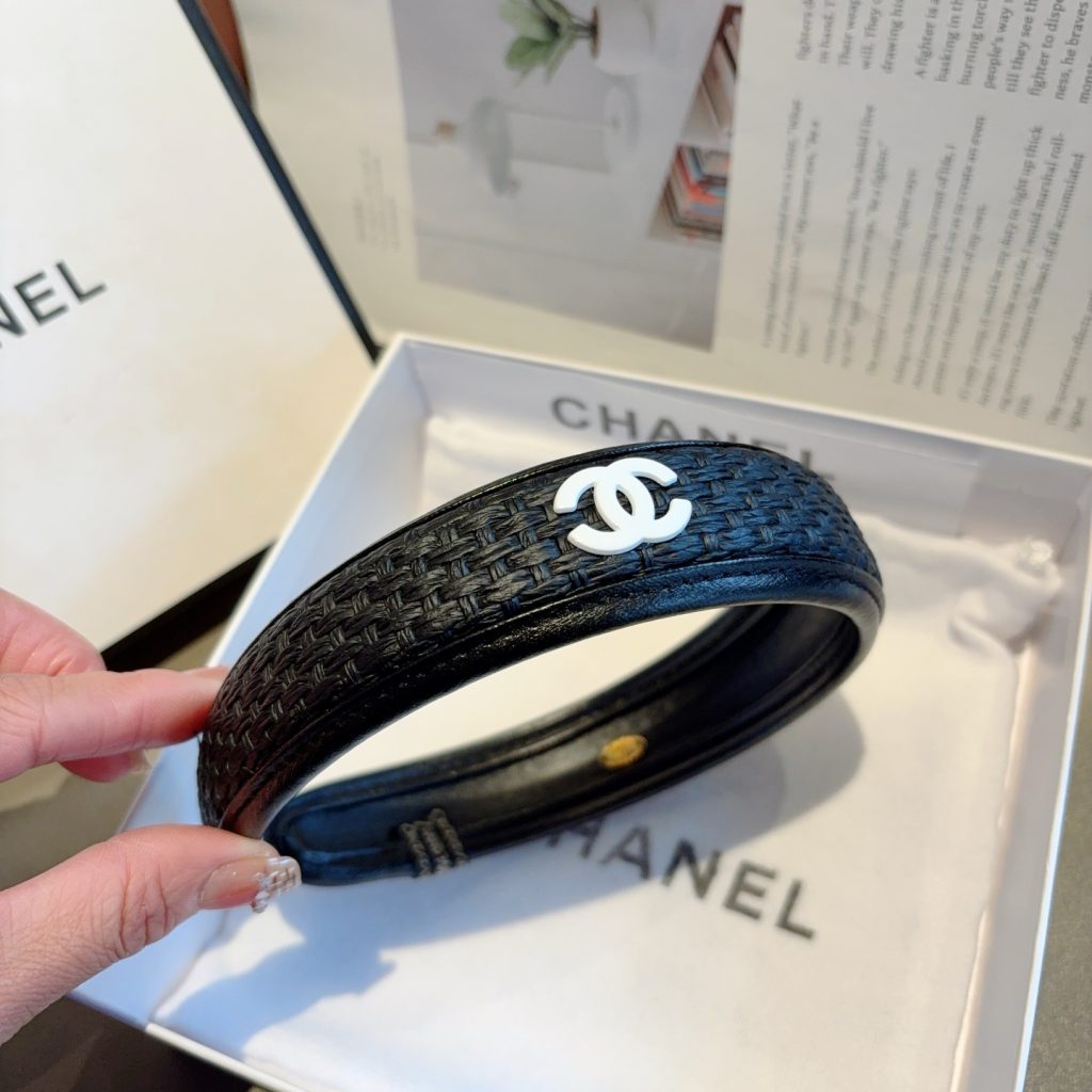 CHANEL シャネル ヘアバンド 本革 ファッション 通勤 全3色 - 画像 7