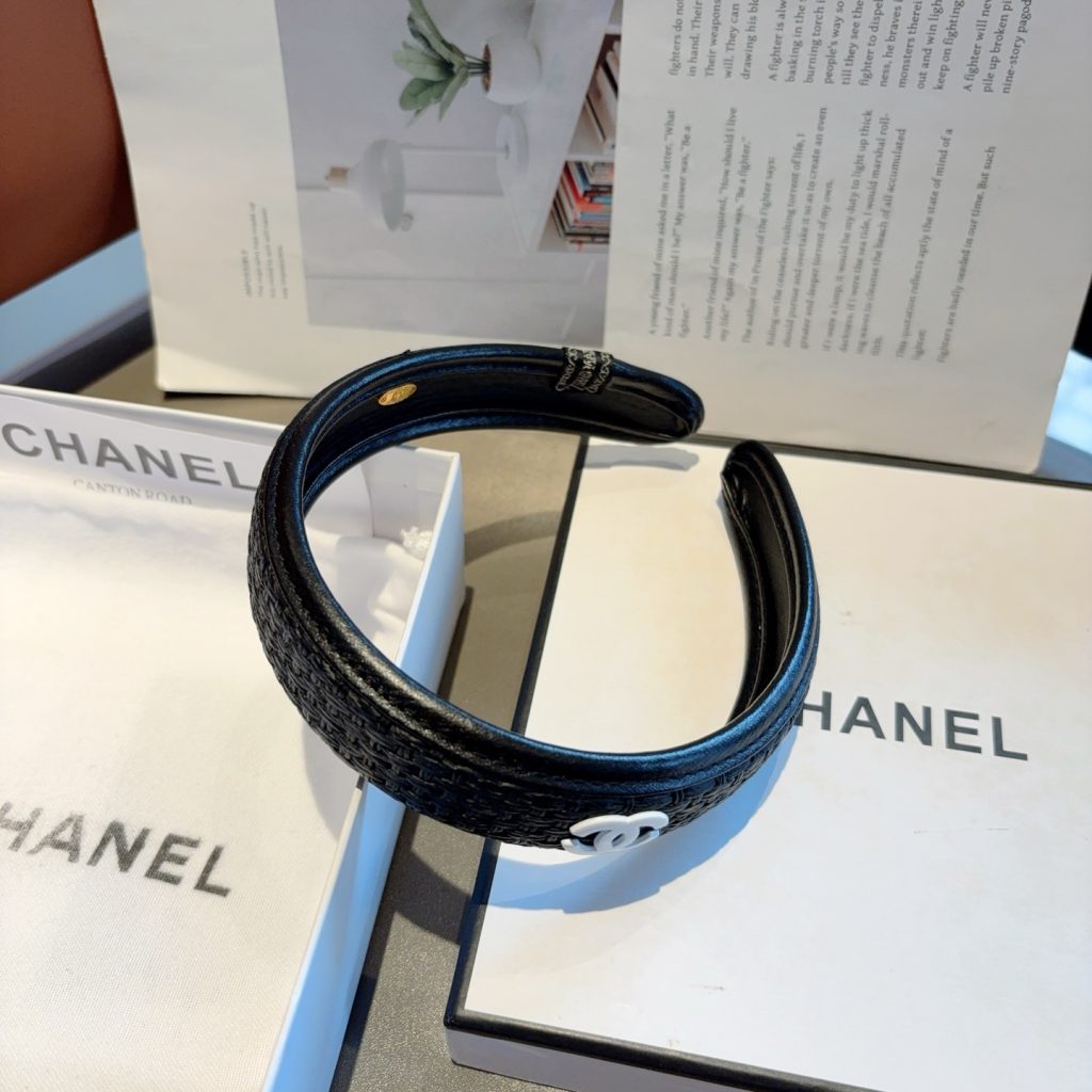 CHANEL シャネル ヘアバンド 本革 ファッション 通勤 全3色 - 画像 8