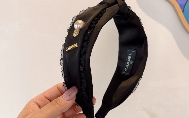 CHANEL シャネル ヘッドバンド フラットヘアバンド レース ブランド 3色展開