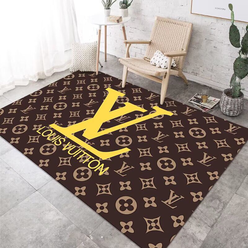 LOUIS VUITTON　ルイヴィトン　カーペット　ラグマット/絨毯　人気マット　子供プレイマット　新居ベッドルーム居間客室　防音　LV マーク　モノグラム - 画像 3
