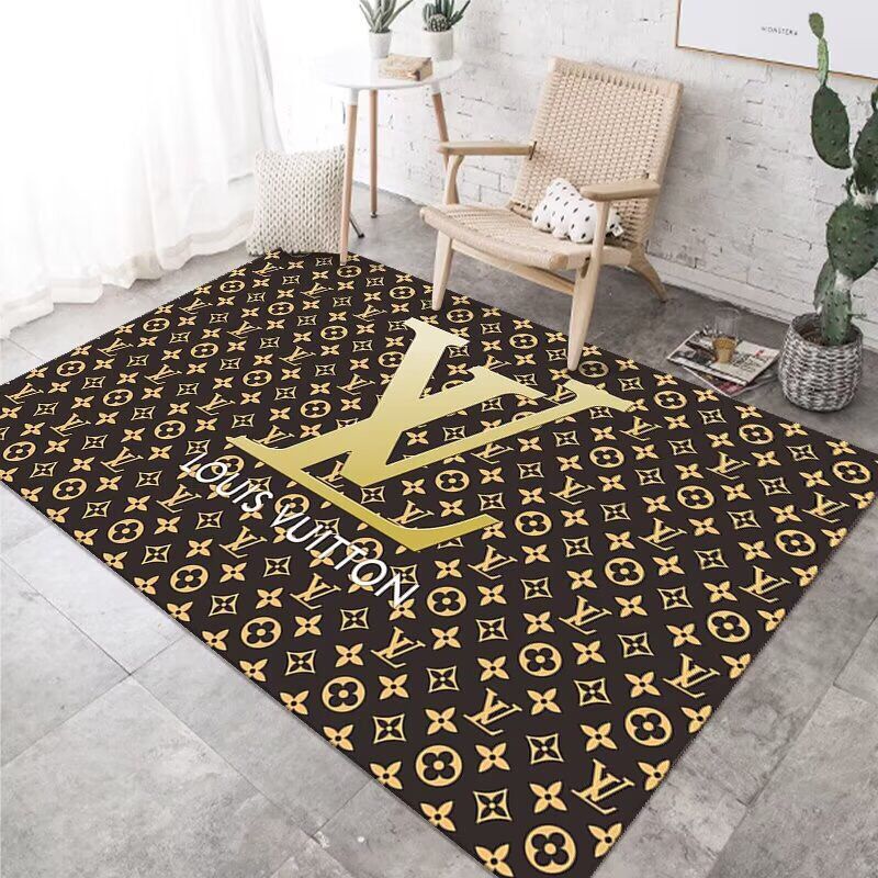 LOUIS VUITTON　ルイヴィトン　カーペット　ラグマット/絨毯　人気マット　子供プレイマット　新居ベッドルーム居間客室　防音　LV マーク　モノグラム - 画像 4