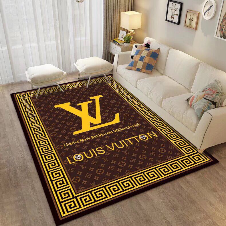 LOUIS VUITTON　ルイヴィトン　カーペット　ラグマット/絨毯　人気マット　子供プレイマット　新居ベッドルーム居間客室　LV マーク　モノグラム　3種類 - 画像 2