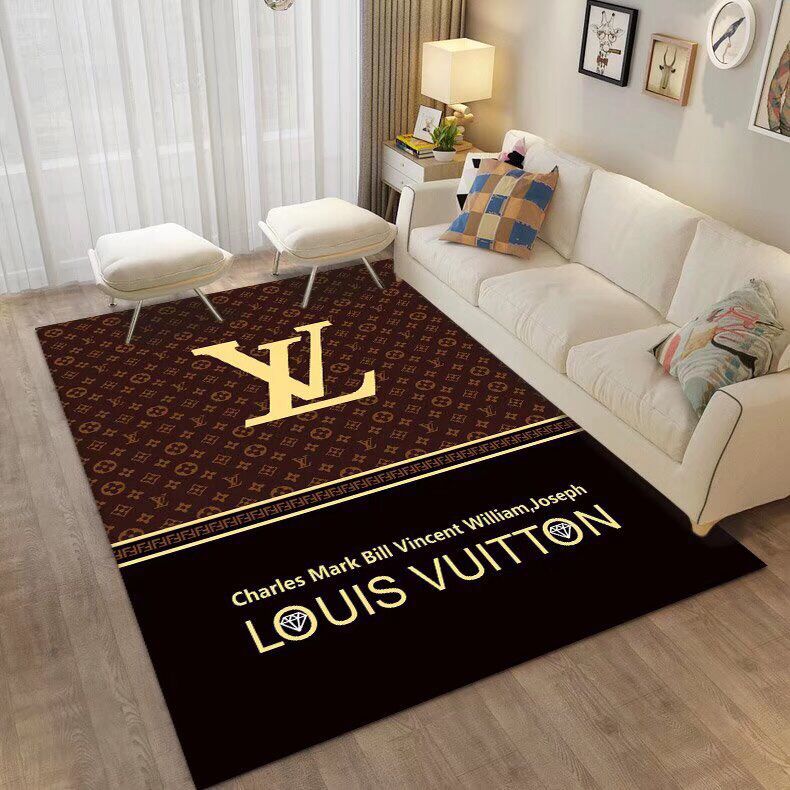 LOUIS VUITTON　ルイヴィトン　カーペット　ラグマット/絨毯　人気マット　子供プレイマット　新居ベッドルーム居間客室　LV マーク　モノグラム　3種類 - 画像 3
