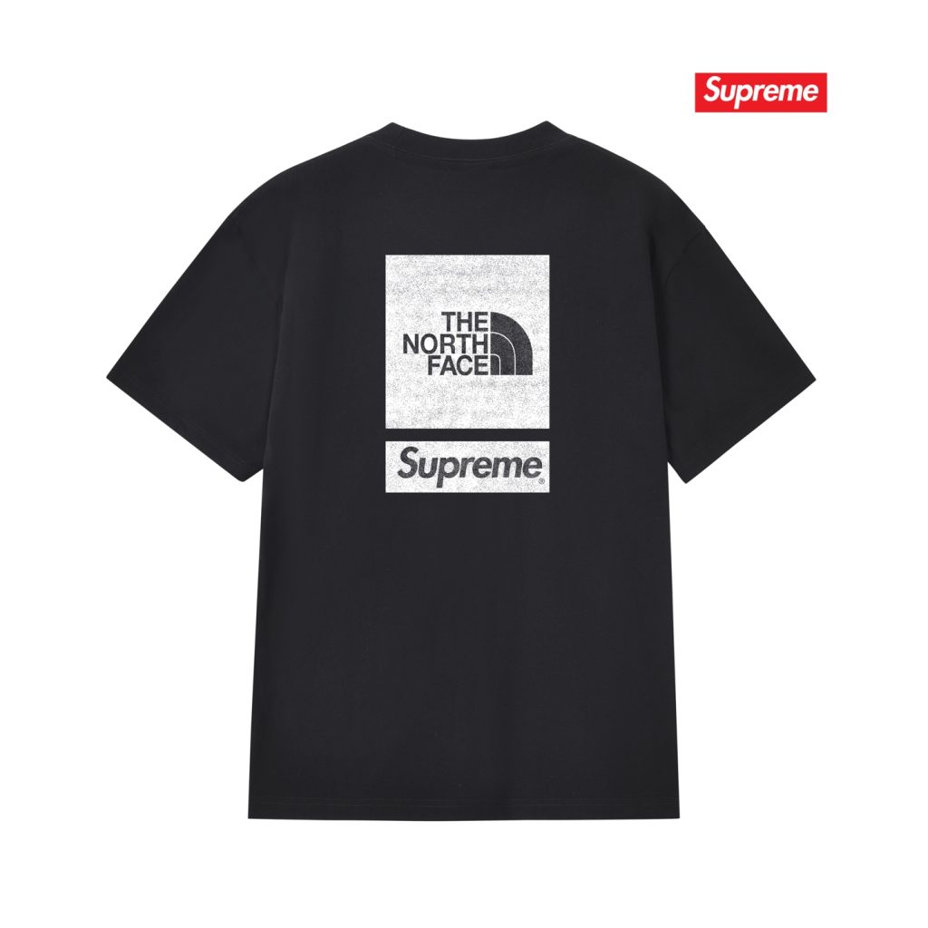 SUPREME THE SUPREME スーパー + THE NORTH FACE ザ・ノースフェイス ロゴTシャツ…｜季節の変わり目で使…