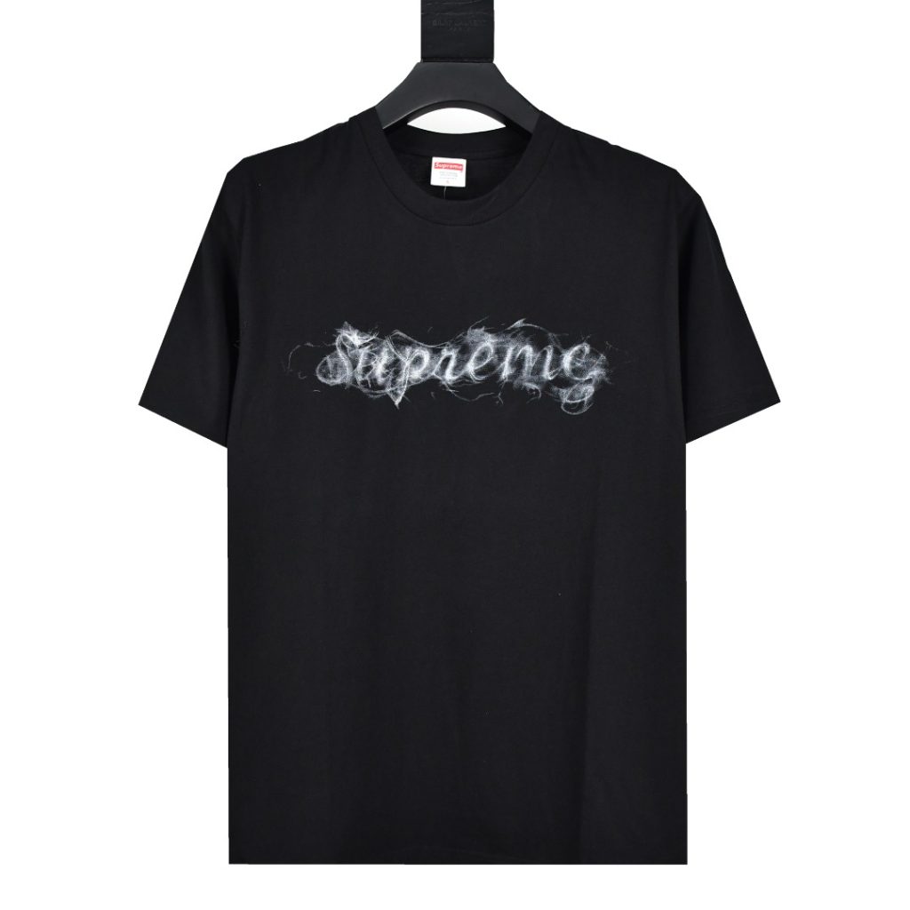 SUPREME FW Supreme スュプリーム メンズTシャツ 19FW スモークロゴ 100%コットン 全2…|季節の変わり目で使い…