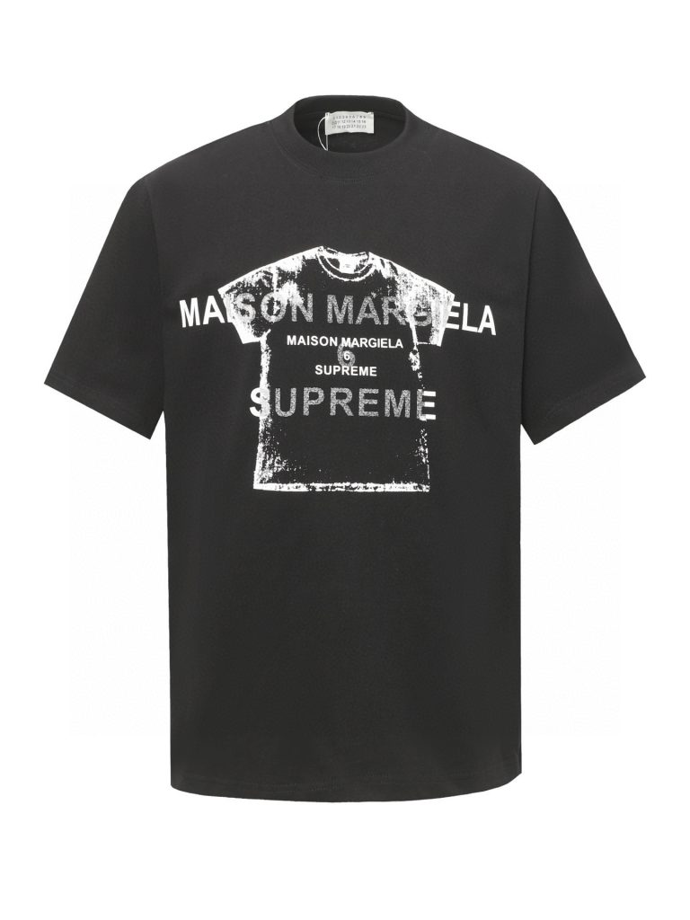 通勤から週末まで使える Supreme × MM6 ブラックTシャツの魅力