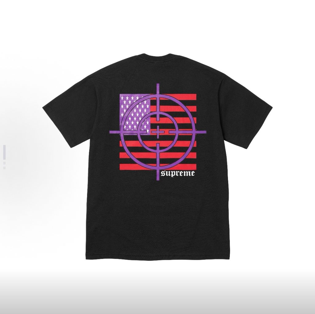 SUPREME スュプリーム オールドスクールTシャツ フラッグ ミリタリー ロゴ 男女兼用…|旅行に使いやすいファッションアイテムを写真…