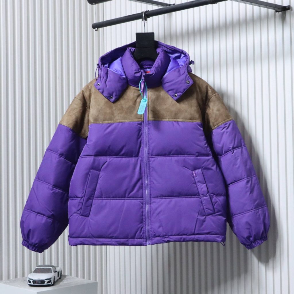 SUPREME スプリーム レザーヨークパッフルジャケット 90白 ファッション｜通勤の日に使いやすさを写真で整理