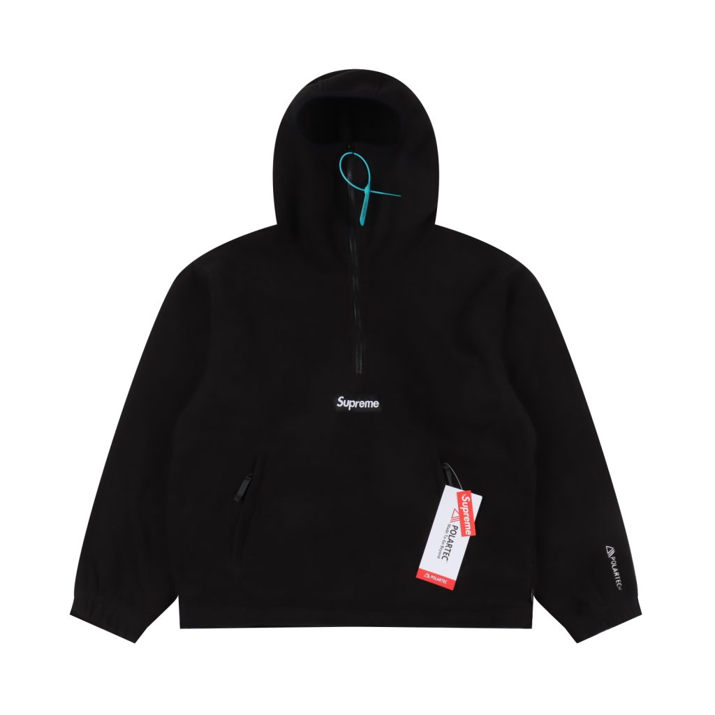 Supreme スプリーム ポーラテック半袖フーディ ポーラテック ブラック|旅行に使いやすいファッションアイテムを写真で確認