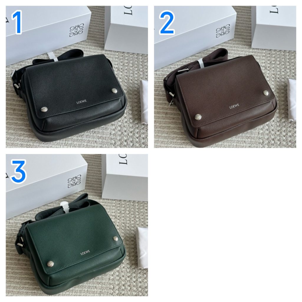 ロエベ メンズ ミニショルダーバッグ 3色入｜旅行に使いやすいバッグを写真で確認