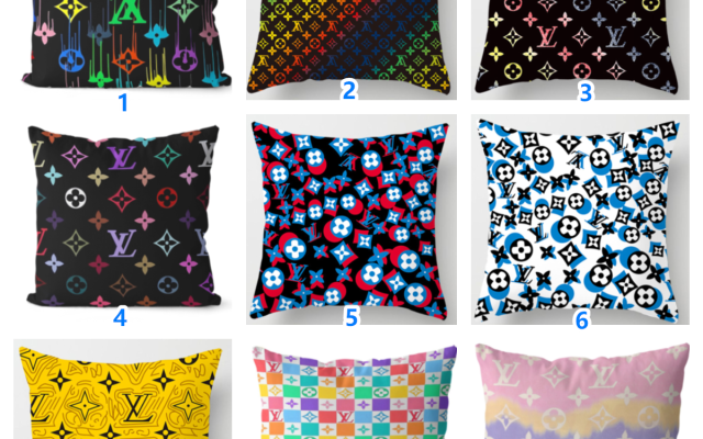 LOUIS VUITTON　ルイヴィトン　クッションカバー/クッション　ブランド抱き枕　クッション中材あり　綺麗なカバー　リネン　ベルベット　クッションカバー　モノグラム